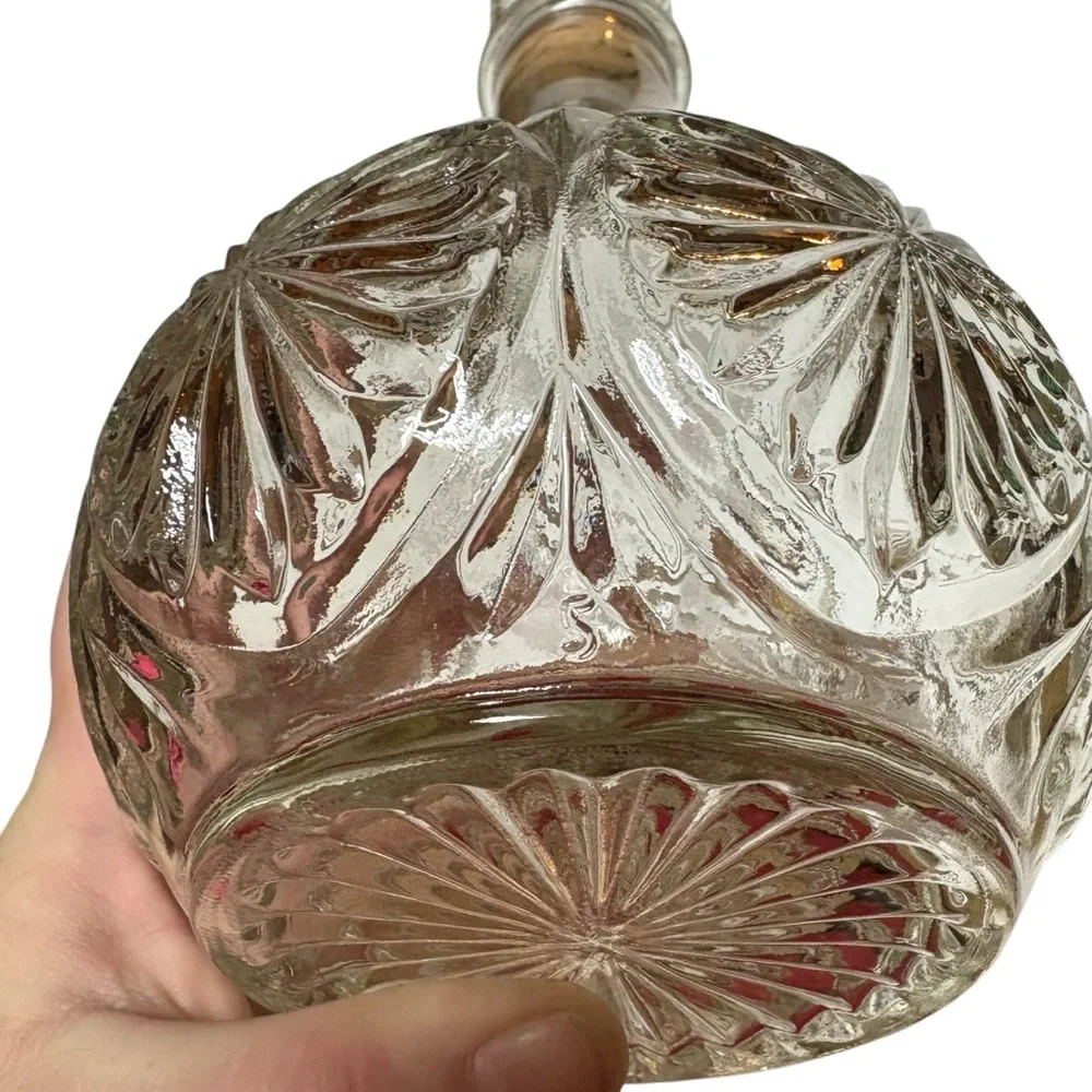Vintage John Paul Jones Libbey Cut Glass Captains Decanter